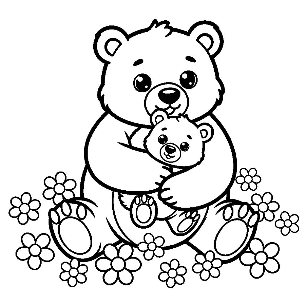 Anyák napi színezők gyerekeknek