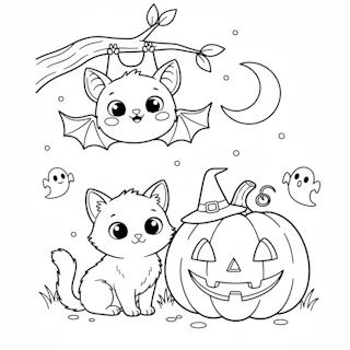 Nyomtatható halloween rajz ovisoknak