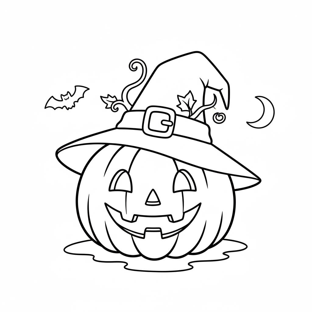 Halloween tök - óvodásoknak nyomtatható