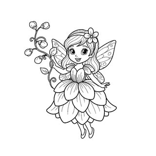 Nyomtatható tündér színezők gyerekeknek