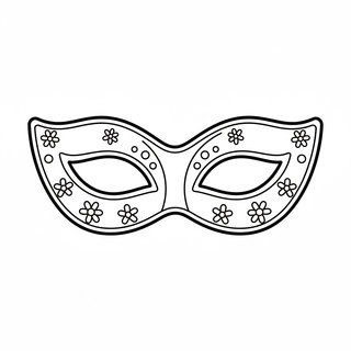 Kivágható farsangi szemüveg sablon csillagokkal