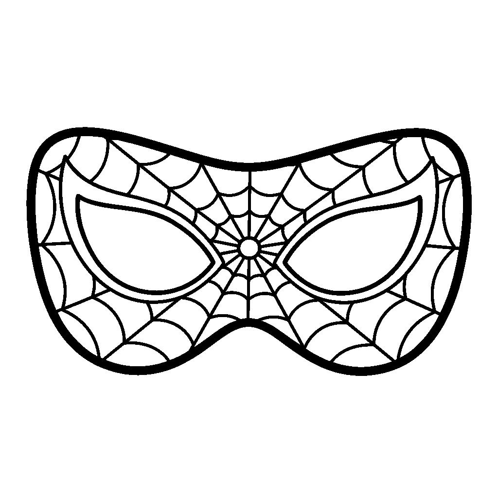 Pókhálós farsangi szemüveg - Pókemberes stílus