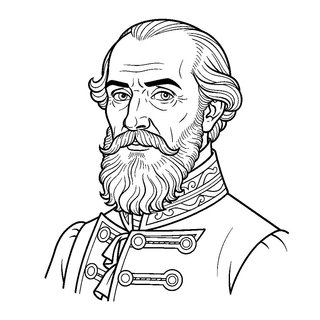 Kossuth Lajos történelmi arcképe