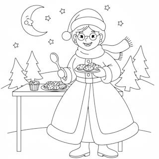 Mikulás anyó színező kicsiknek ingyen