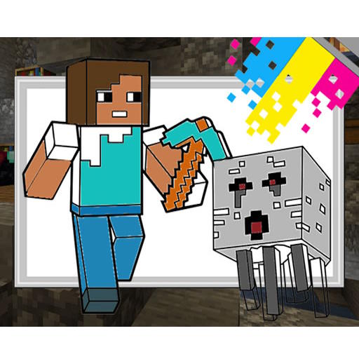 Minecraft színező online játék