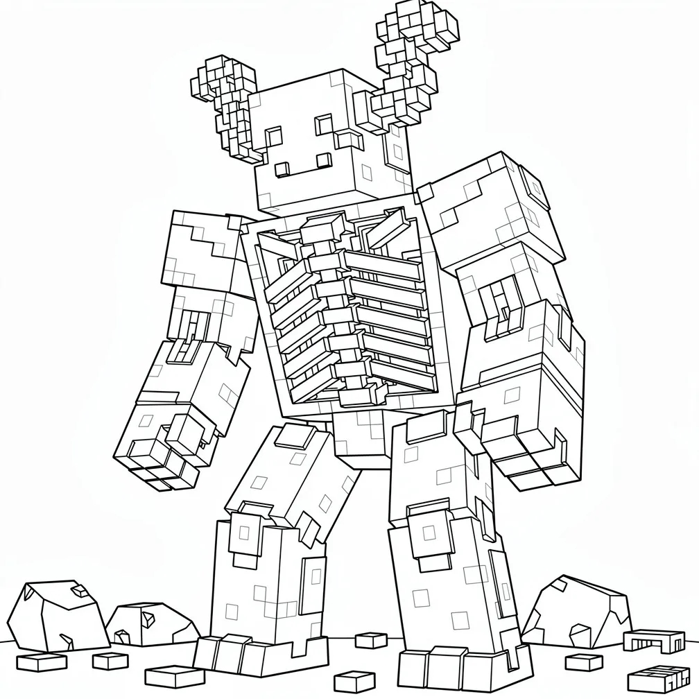 Minecraft warden kifestő