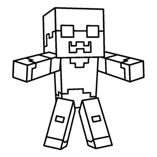 Minecraft zombi rajz