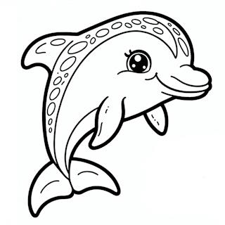 Nyomtatható delfin színezőlap ingyen - állatos rajz nyomtatható