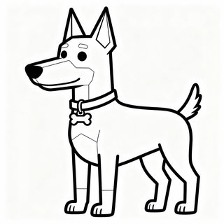 Kutyás színező óvodásoknak- nyomtatható, letölthető ingyen
