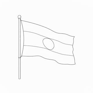 Október 23-i színező gyerekeknek - magyar zászló - ingyenesen nyomtatható